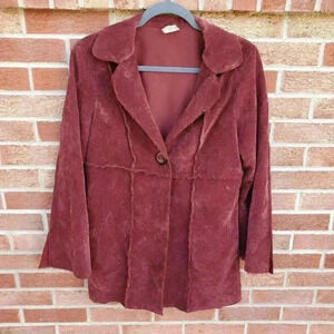 Vintage f.l. malik Soft Brown 60's Style Jacket Women's Size Medium Made in USA